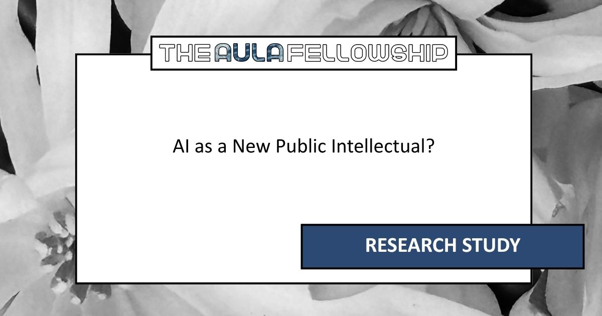 AI as a New Public Intellectual?