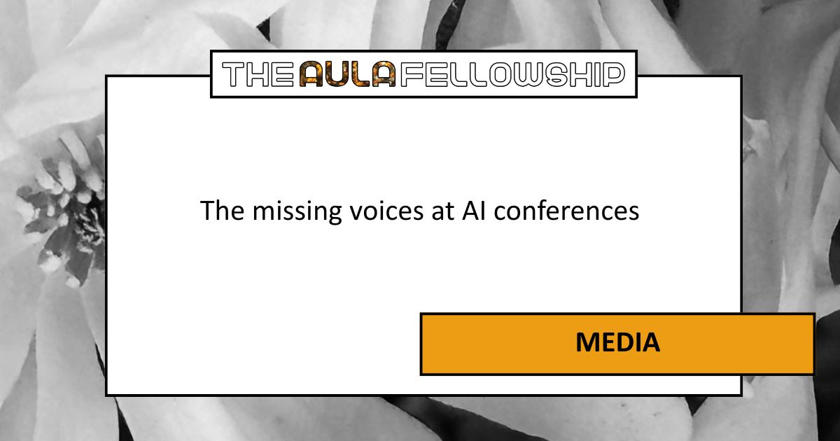 The missing voices at AI conferences