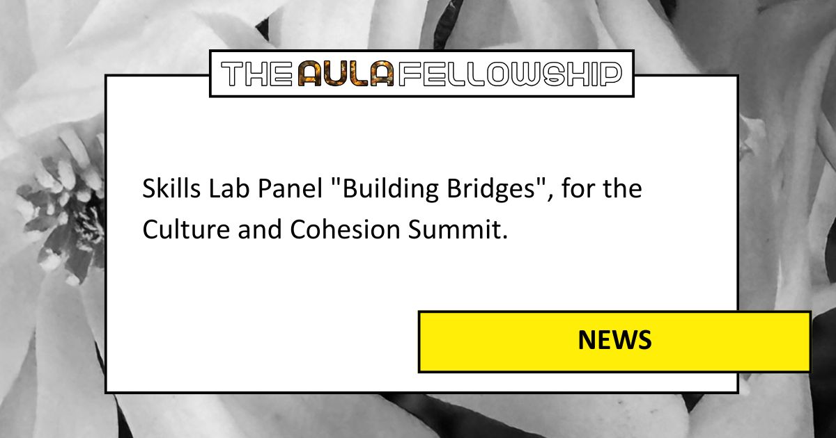 Skills Lab Panel “Building Bridges”, for the Culture and Cohesion Summit.