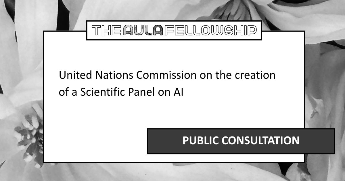 United Nations Commission on the creation of a Scientific Panel on AI