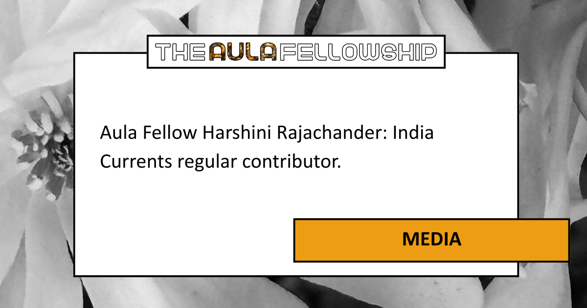 Harshini Rajachander in India Currents